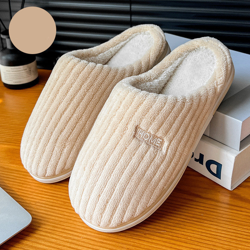 Cozy Cotton  Non-slip Warm Plush Slippers - Trendys Collections