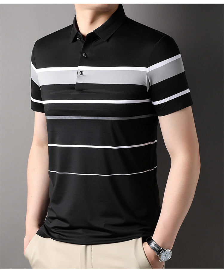 Summer Men's Short-sleeved Lapel