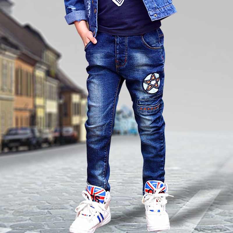 Boys Fashion Straight Casual Pants