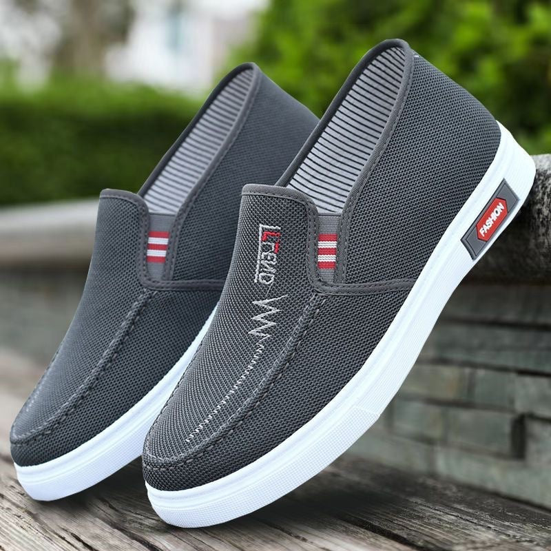 Men Casual Shoes Breathable Canvas