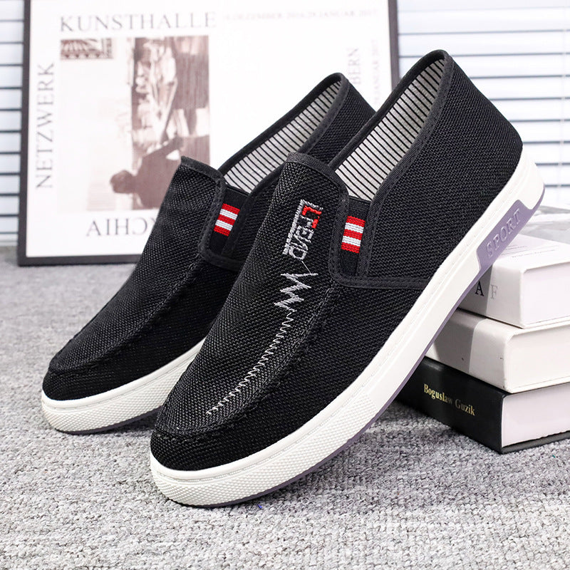 Men Casual Shoes Breathable Canvas