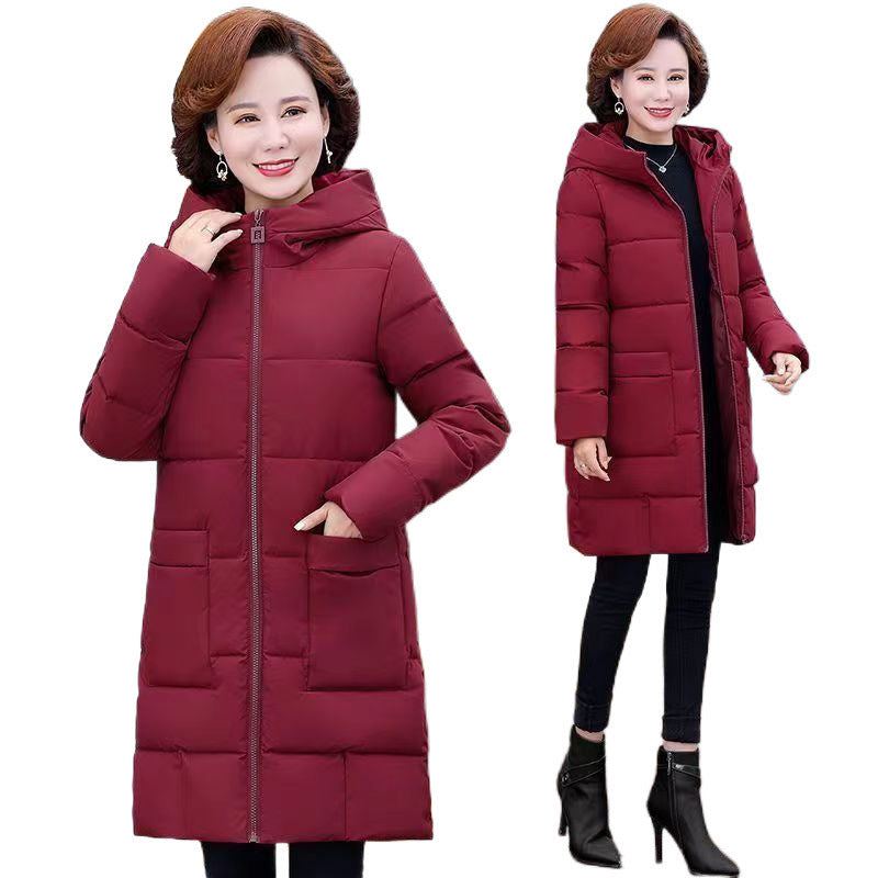 Down Cotton-padded Coat For Women