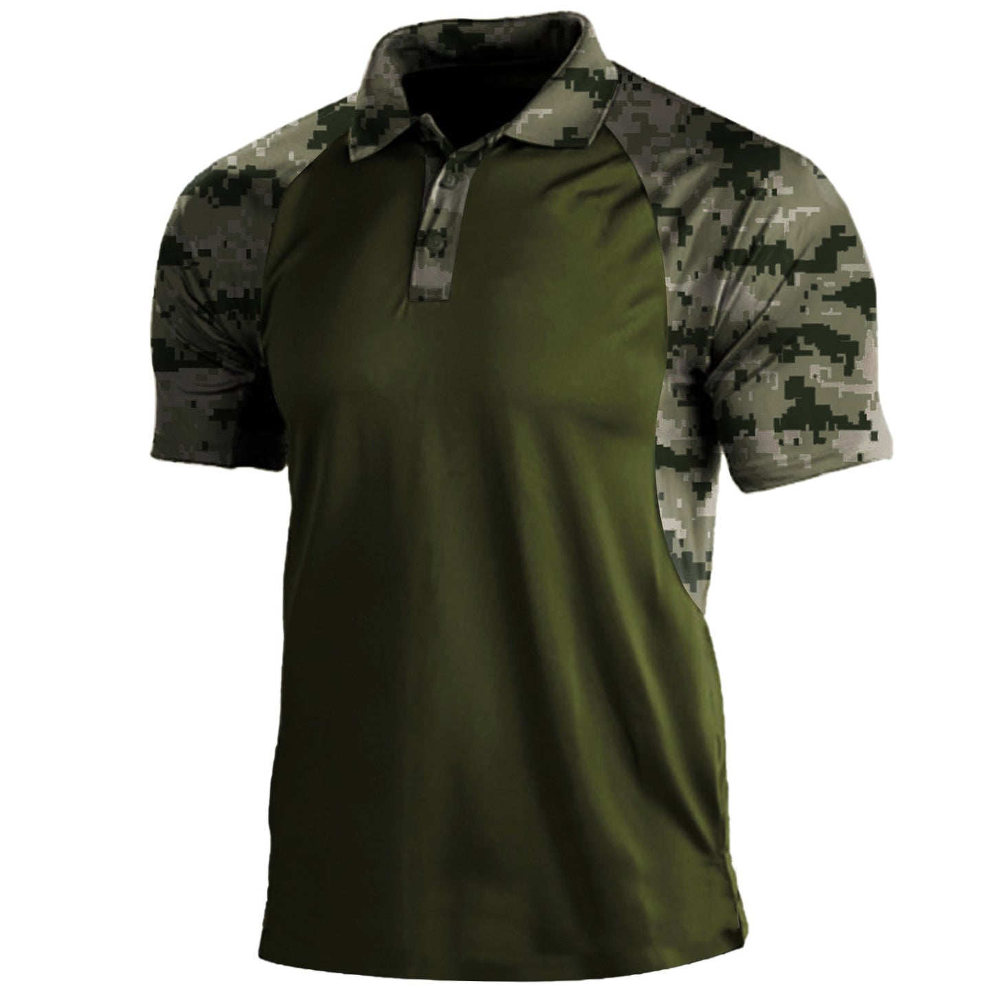 Lapel Short-sleeved Polo Shirt Men