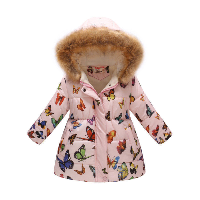 Winter Girls Jackets Cotton Padded Coat