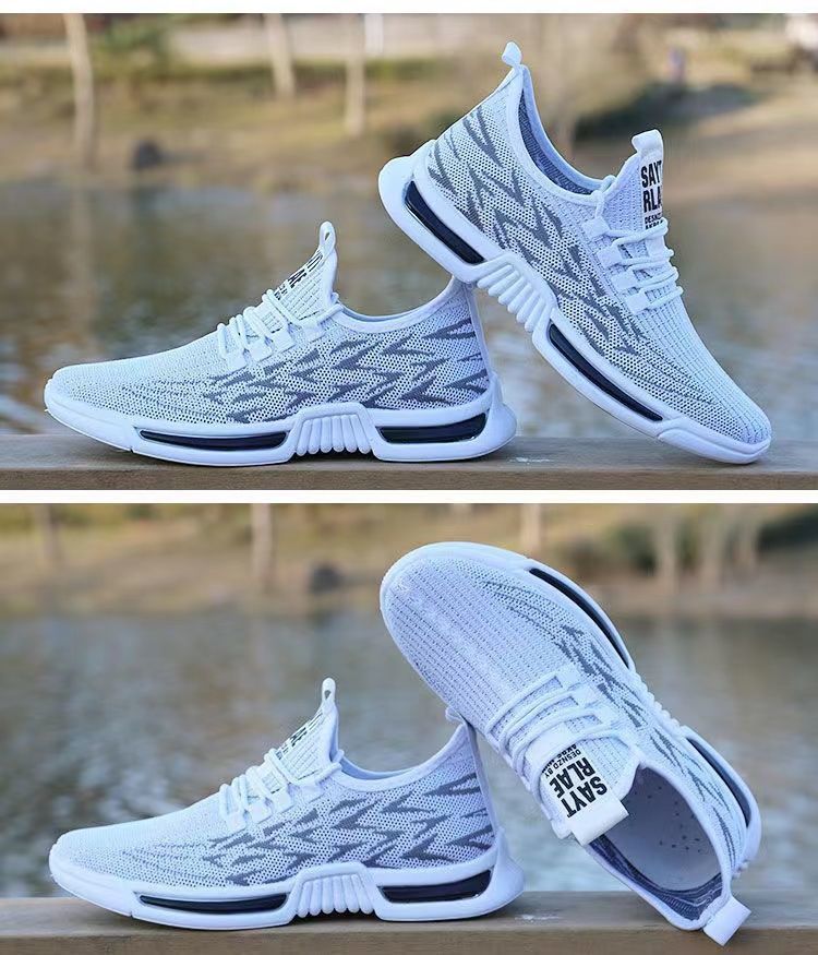 Men's Breathable Mesh Wild Running Woven Comfortable Fashion Shoes