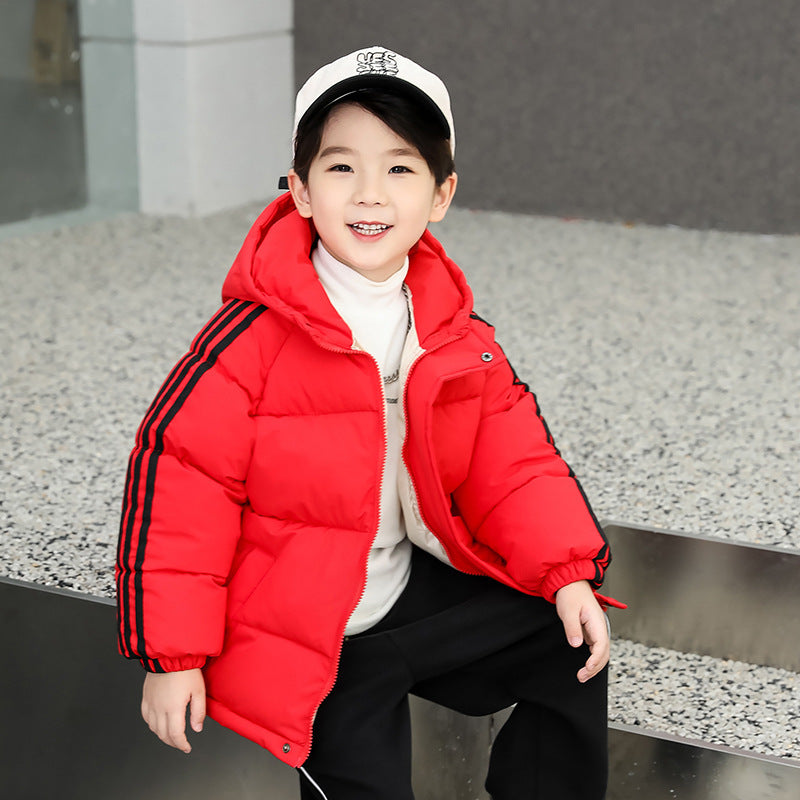 Boy's Cotton Clothes Thickened Fall Winter Coat