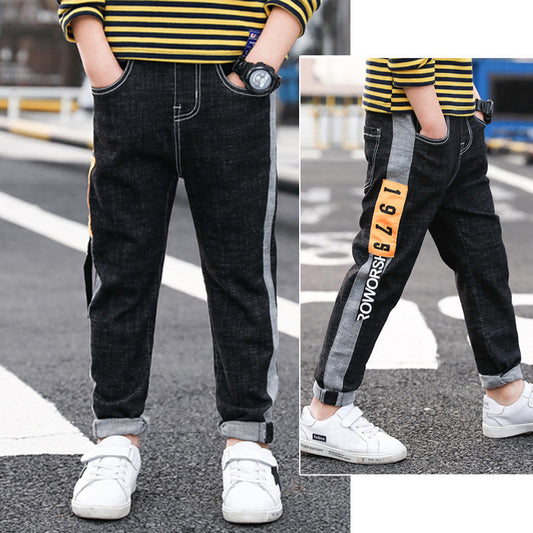 Boys Fashion Straight Casual Pants