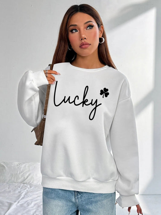 Women Basic Casual Pullover Round Neck