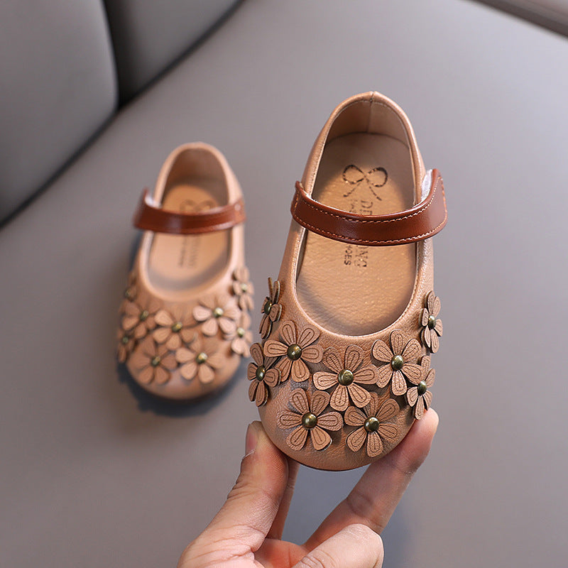 Girls' Small Leather Shoes