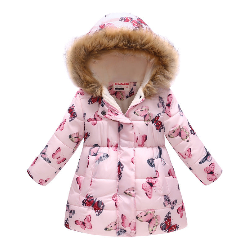 Winter Girls Jackets Cotton Padded Coat