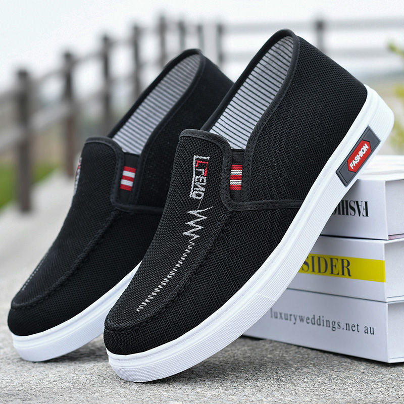 Men Casual Shoes Breathable Canvas