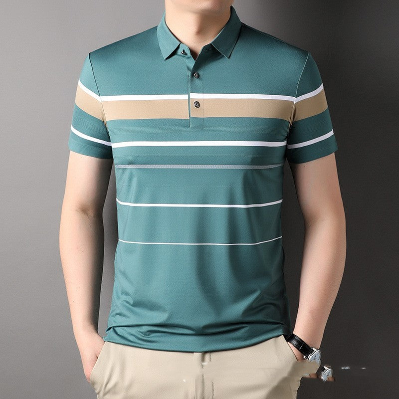 Summer Men's Short-sleeved Lapel