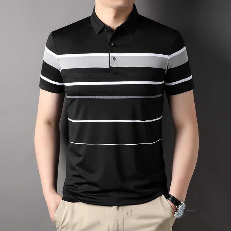 Summer Men's Short-sleeved Lapel