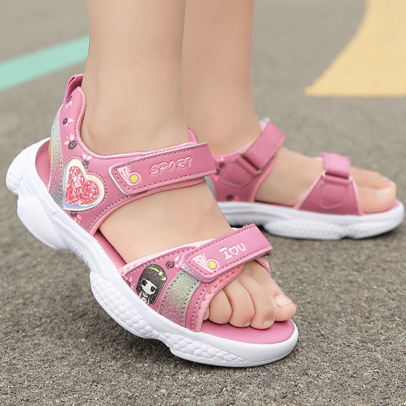 Girls' Lightweight Soft Sole Sneakers