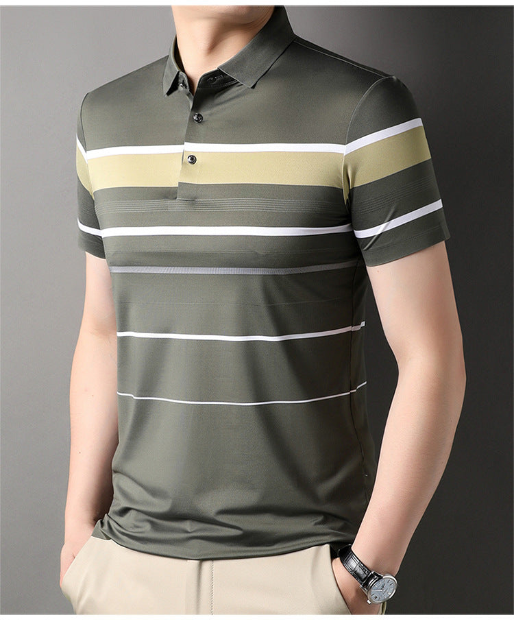 Summer Men's Short-sleeved Lapel