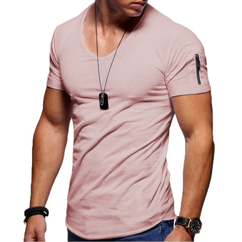 Men's Casual Cotton Short Sleeve