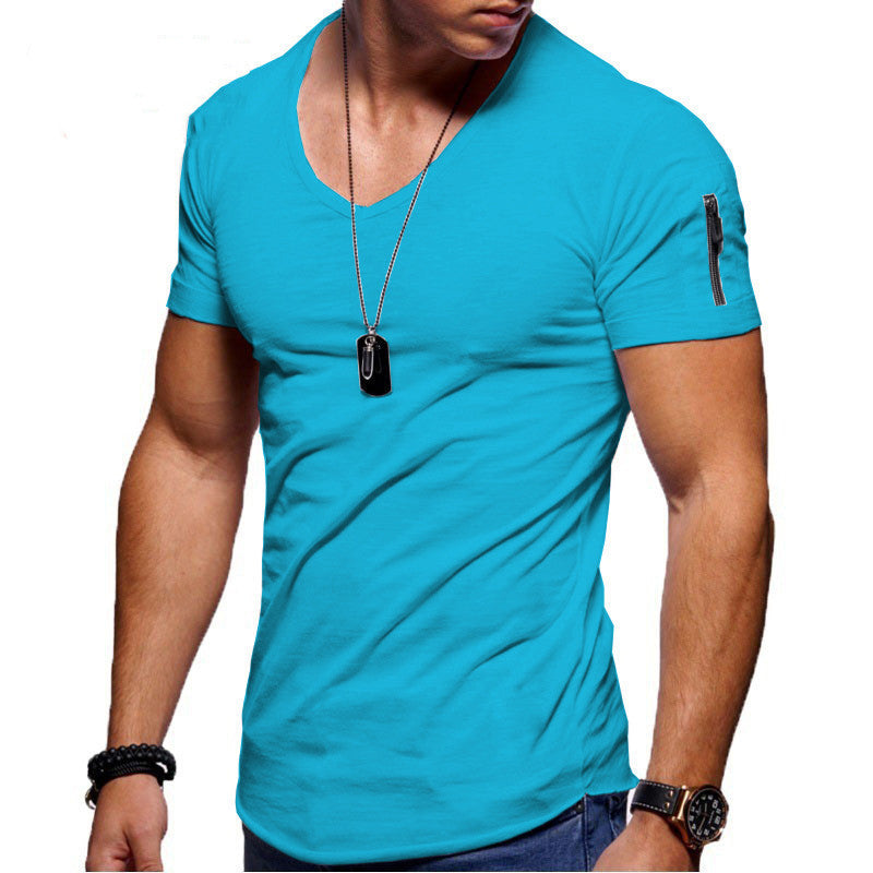 Men's Casual Cotton Short Sleeve