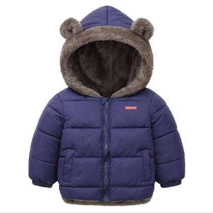 Boy's Double-sided Wear Cotton-padded Winter Jacket,