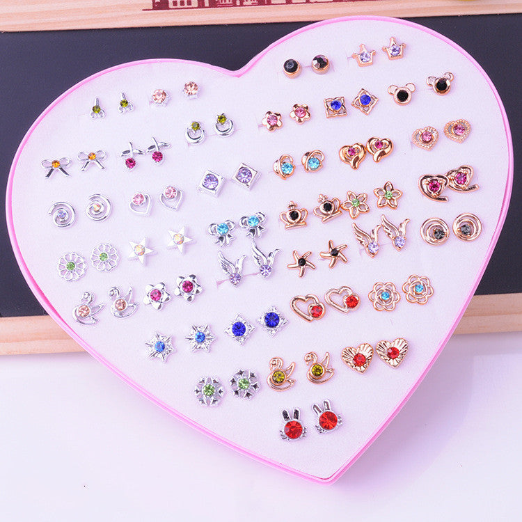 Children's Set Of Earrings For Little Girls